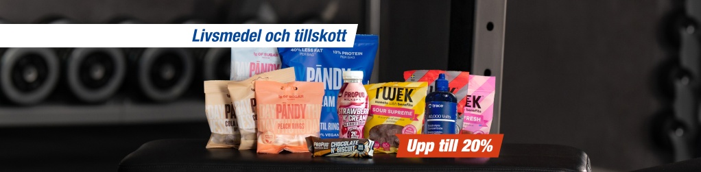 Upp till 20% p� livsmedel och tillskott